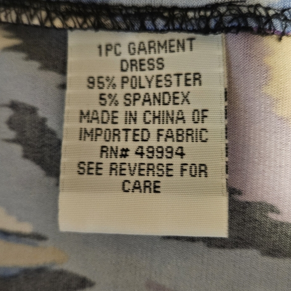 R&M Richards Sleeveless Multi color Dress size 12 - Picture 5 of 5